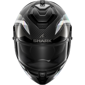 Spartan GT Pro Carbon - Güneş Vizörlü Parlak Gri Kask (FullFace) - Shark