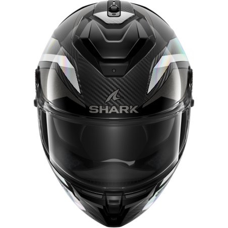 Spartan GT Pro Carbon - Güneş Vizörlü Parlak Gri Kask (FullFace) - Shark
