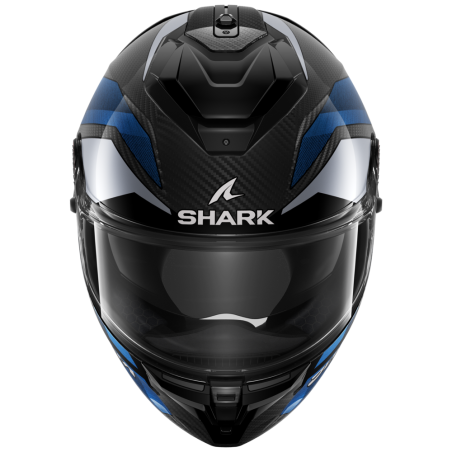 Spartan GT Pro Carbon - Güneş Vizörlü Mavi Kask (FullFace) - Shark